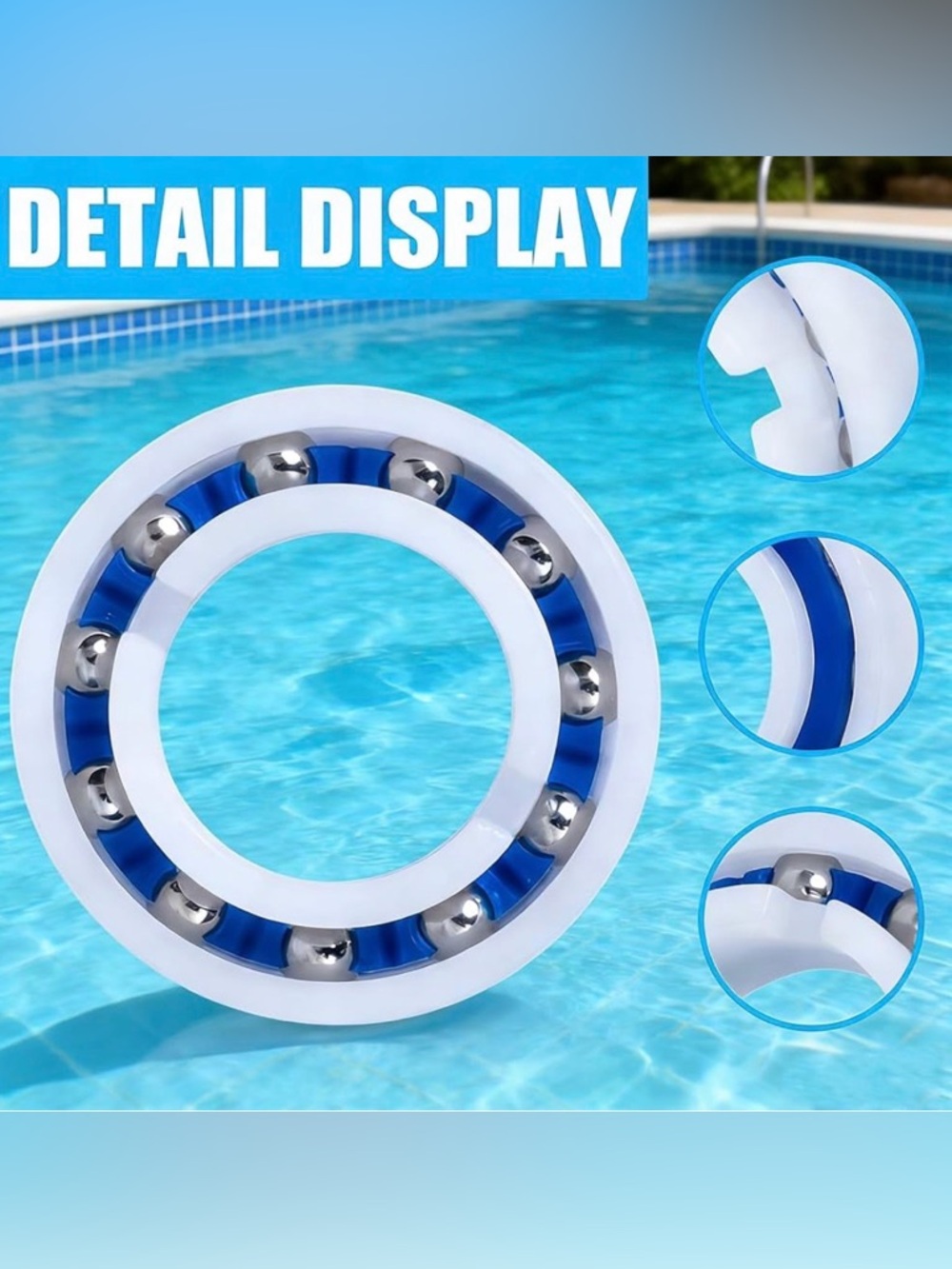 Pool Cleaning Robot Parts Wheel Bearing for Polaris Automatic Pool Cleaner - 8 - Picture 8 of 16